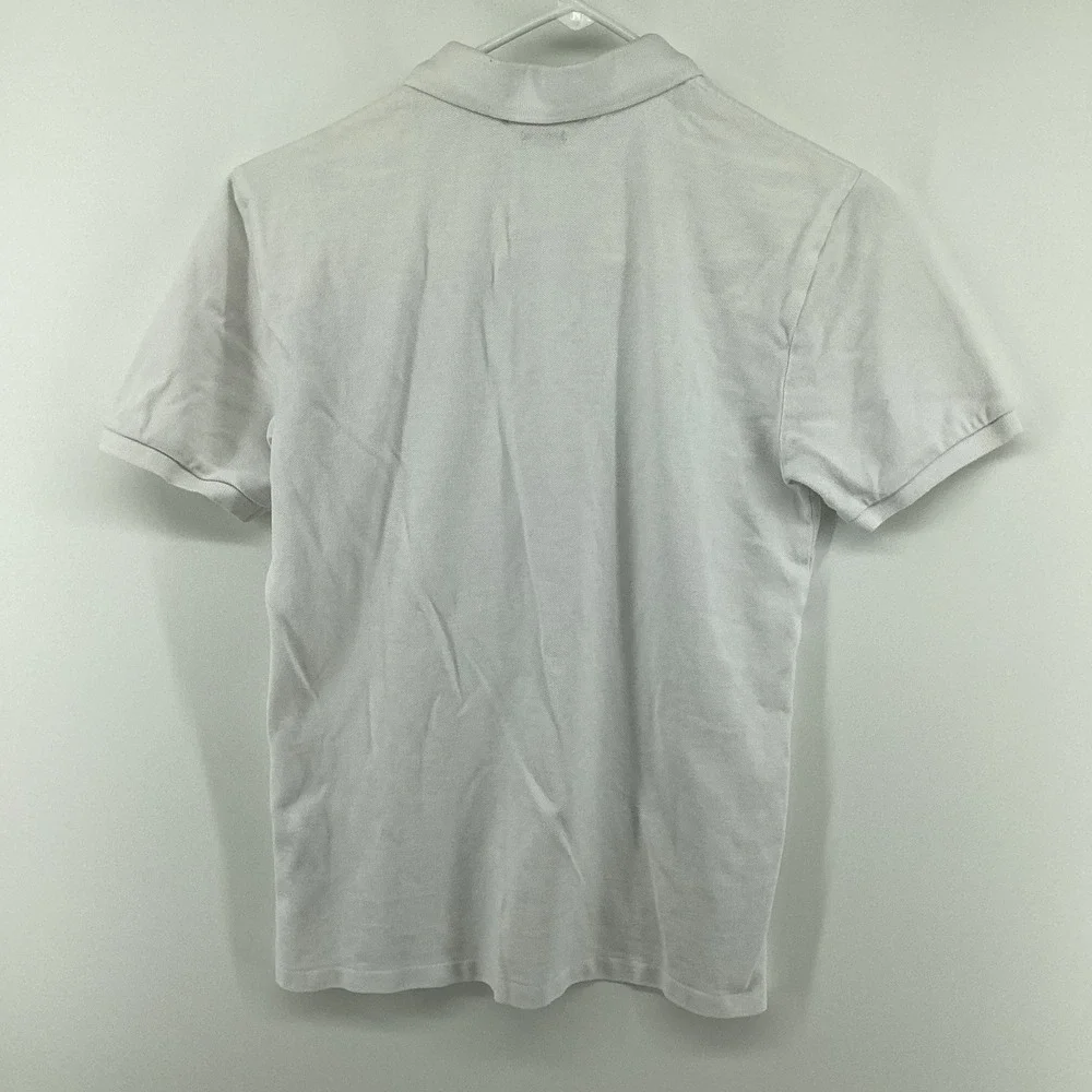 Ralph Lauren Boys White Classic Fit Short Sleeve Sport Polo Shirt Size L 14-16